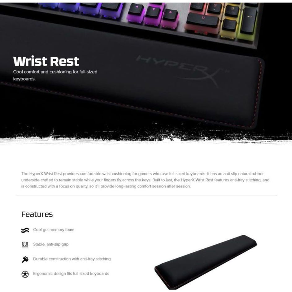 hyperx wrist rest tech supply shed