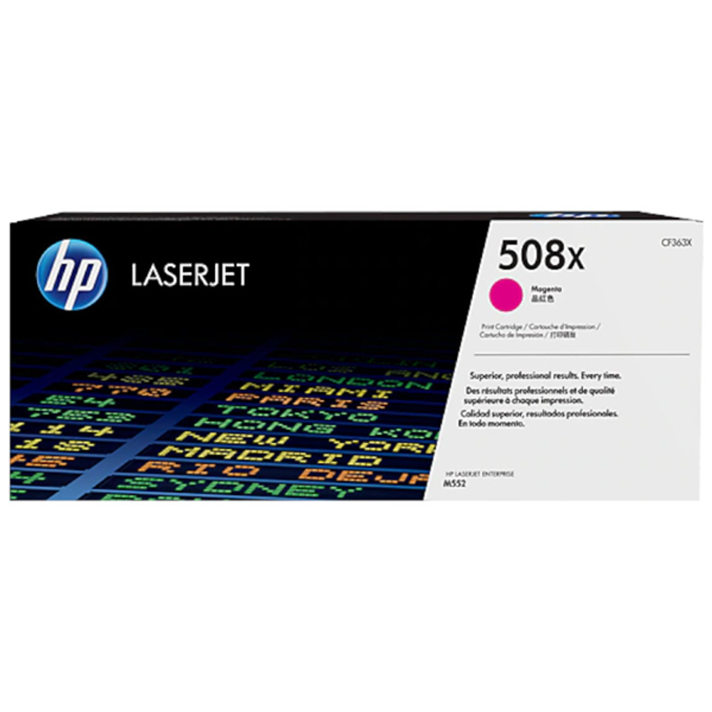 HP 508X High Yield Toner Cartridges Magenta