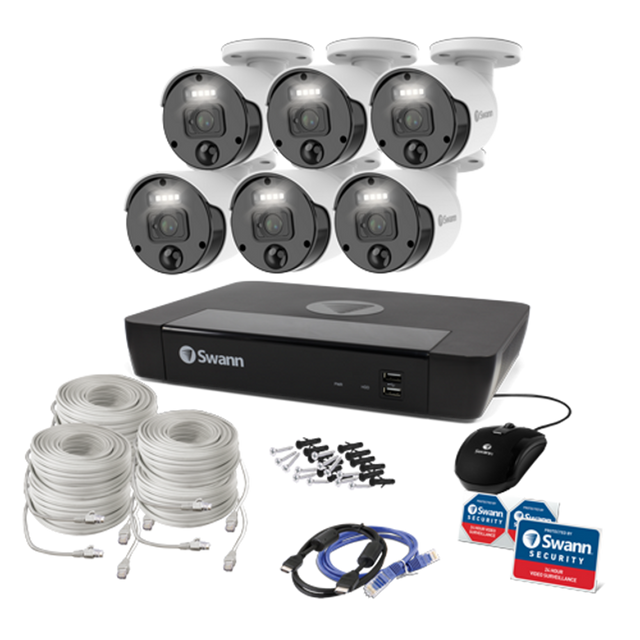 Swann SWNVK-876806-AU Master-Series 4K HD 6 Camera 8 Channel NVR Security System