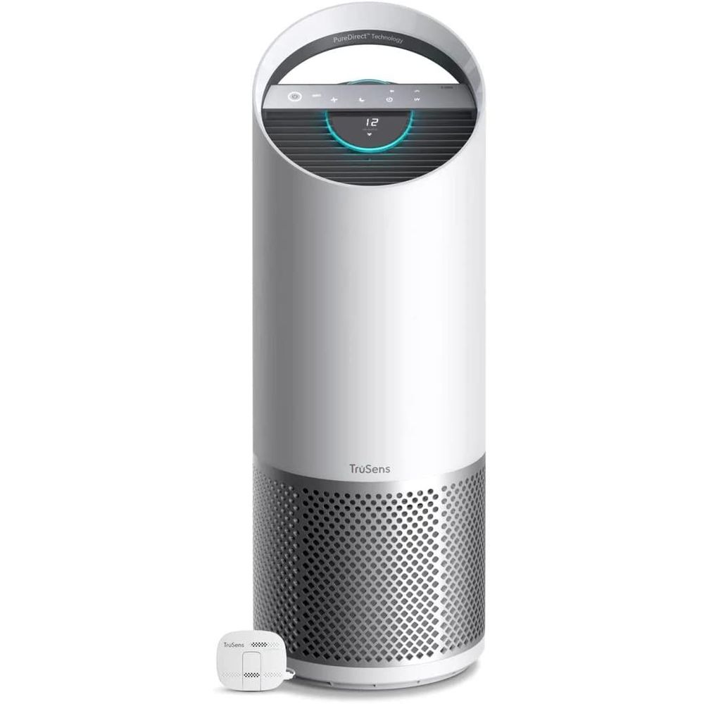 TruSens Z-2000 Medium Room Air Purifier with SensorPod Air Quality Monitor, Dupont HEPA Filter and Two Airflow Streams, White