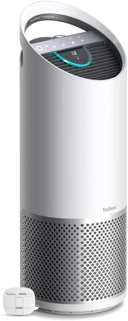 TruSens Z-2000 Medium Room Air Purifier with SensorPod Air Quality Monitor, Dupont HEPA Filter and Two Airflow Streams, White