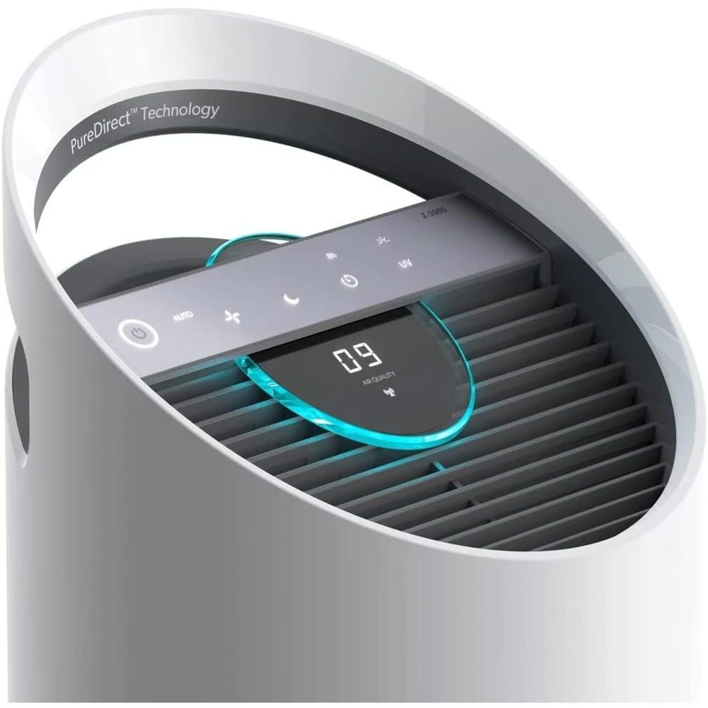 TruSens Z-2000 Medium Room Air Purifier with SensorPod Air Quality Monitor, Dupont HEPA Filter and Two Airflow Streams, White