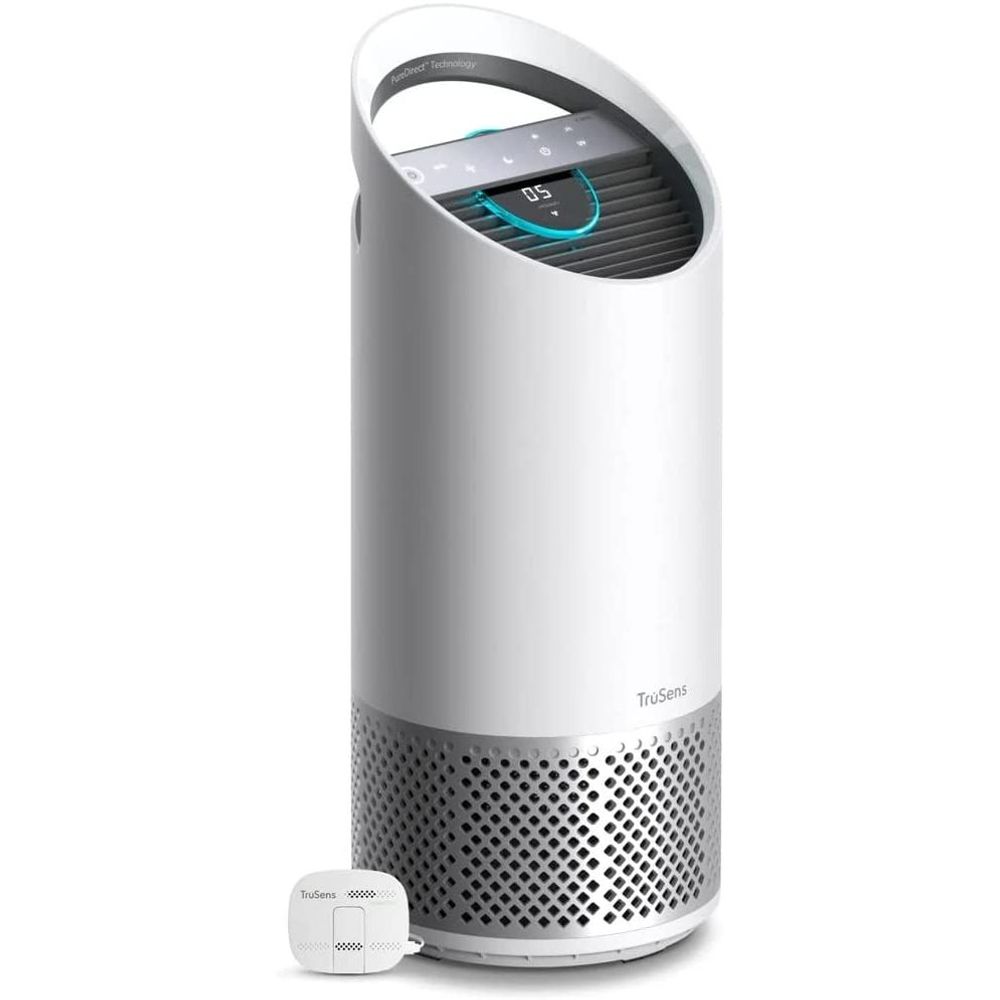 TruSens Z-2000 Medium Room Air Purifier with SensorPod Air Quality Monitor, Dupont HEPA Filter and Two Airflow Streams, White Default Title