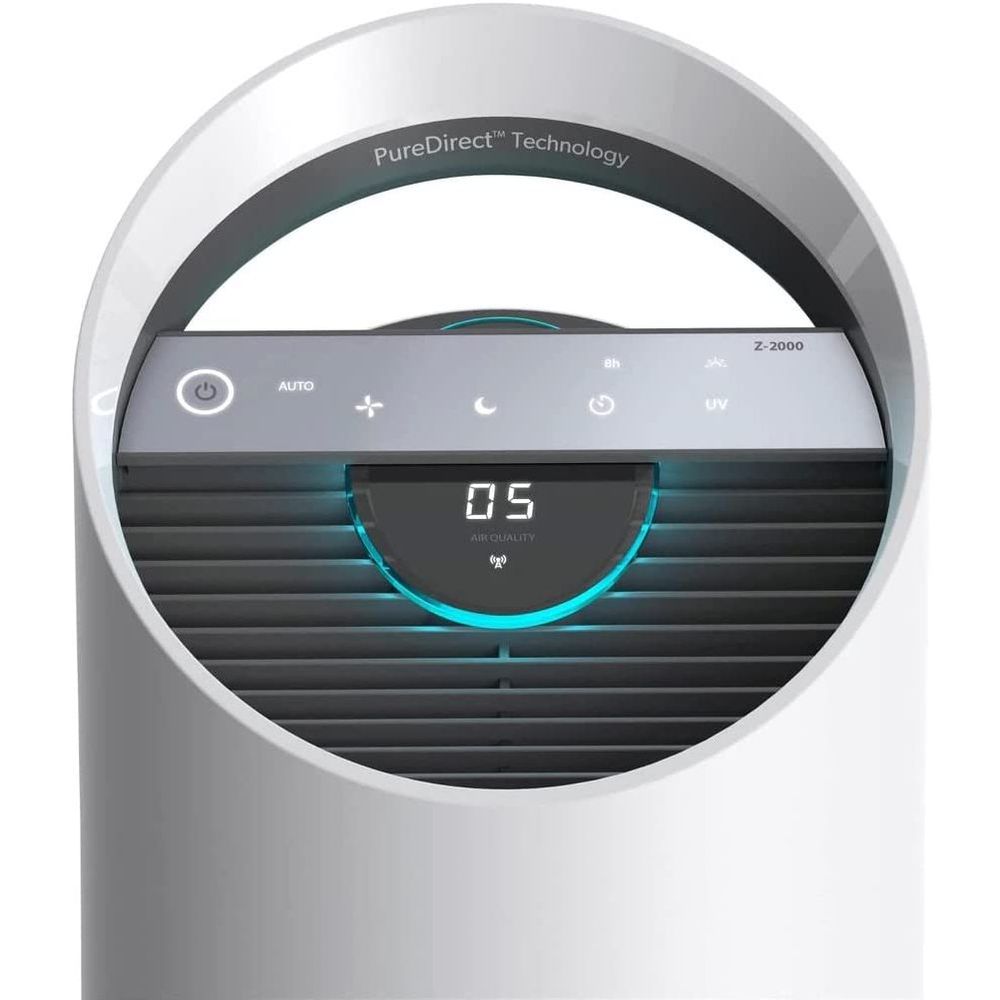 TruSens Z-2000 Medium Room Air Purifier with SensorPod Air Quality Monitor, Dupont HEPA Filter and Two Airflow Streams, White