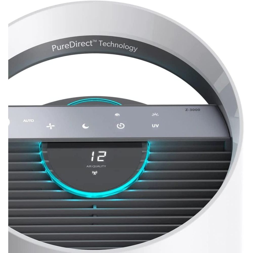 TruSens Z-2000 Medium Room Air Purifier with SensorPod Air Quality Monitor, Dupont HEPA Filter and Two Airflow Streams, White