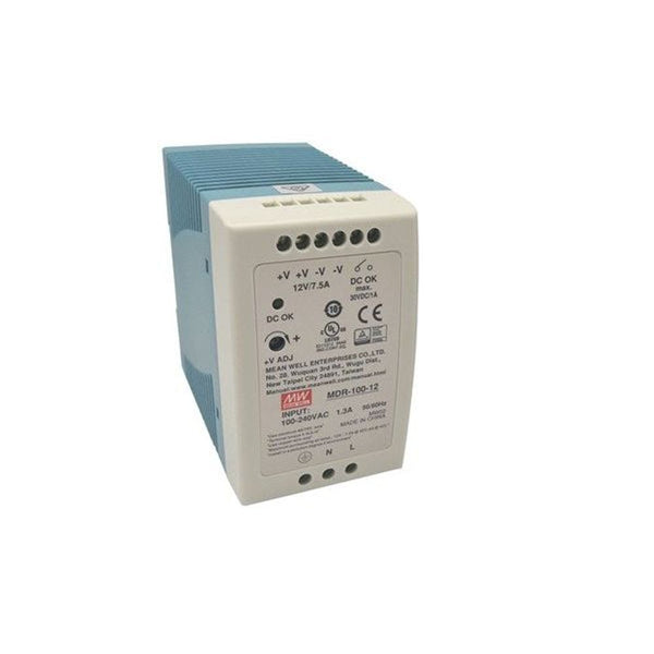 MDR-100-12 - PSU 12V 8.33A 100W DIN MNT MW MDR-100-12