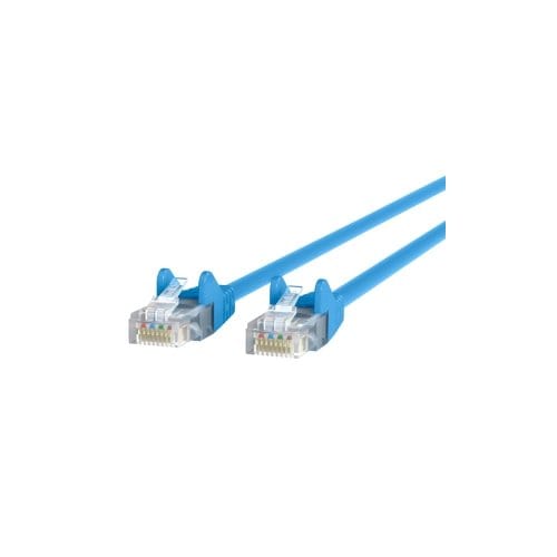 A3L980BT01MBLUS - Belkin Cat.6 Patch Network Cable - 1 m Category 6 Network Cable for Network Device - First End: 1 x RJ-45 Network - Male - Second End: 1 x RJ-45 Network - Male - Patch Cable - Gold Plated Connector - Gold Plated Contact