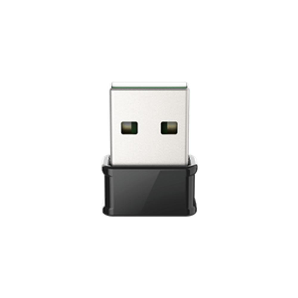 D-Link nano wireless USB adapter with dual green indicator ports