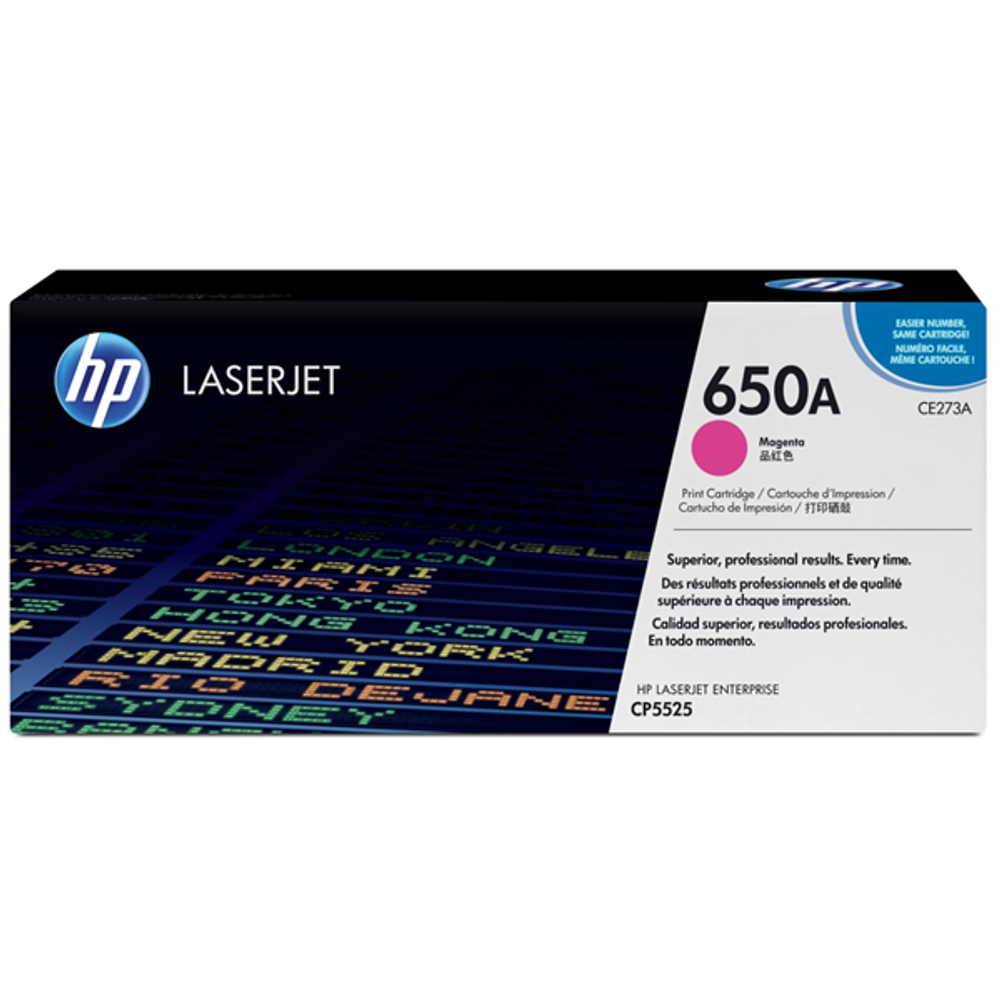 HP 650A Toner Cartridges Magenta