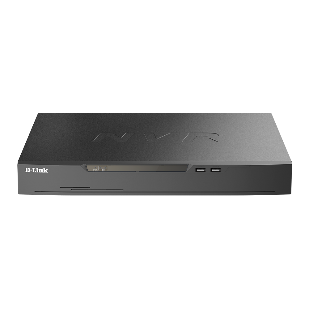 D-Link DNR-4020-16P 16-Channel H.265 Network Video Recorder with HDMI/VGA Output 16 PoE Ports 2 Bays For HDds
