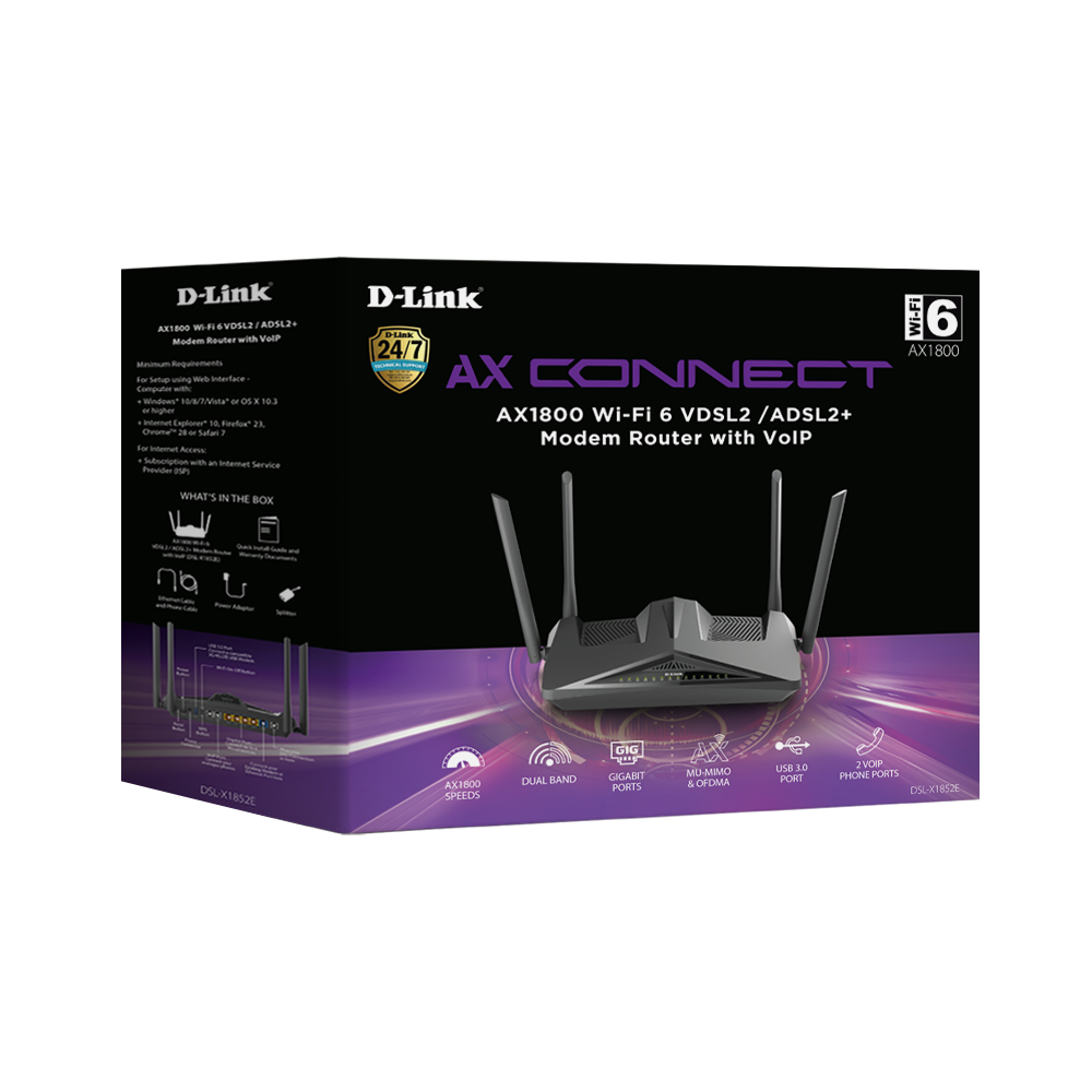 Archer VR2100v, Modem Routeur VDSL/ADSL WiFi AC2100 Téléphonie