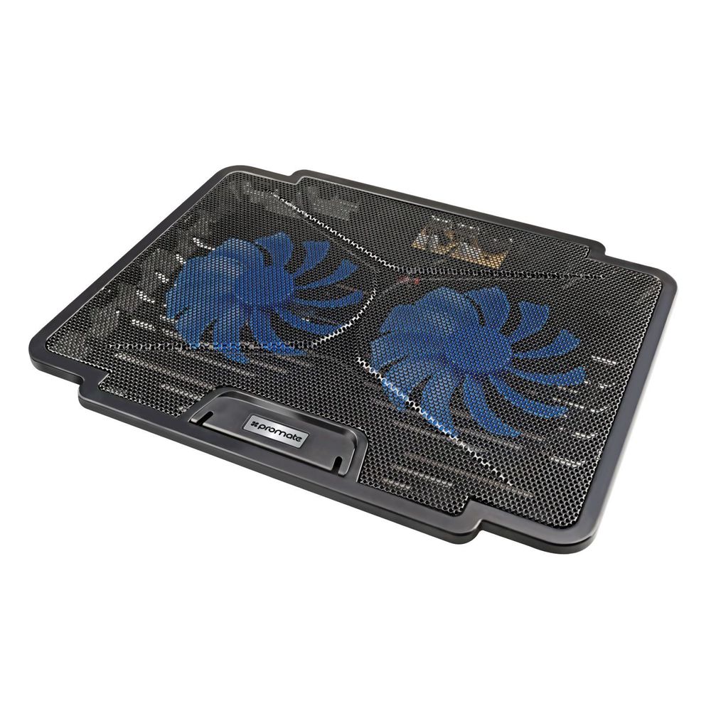 PROMATE Laptop Cooling Pad with Silent Fan. Adjust height. 2x High- performance 140mm fans.