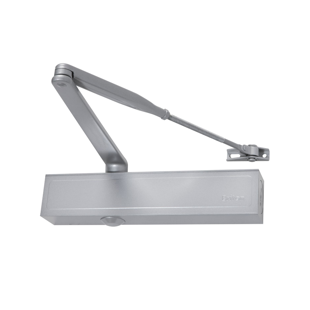Briton BNT-1130B-DA-SE - 1130 Series surface mounted closers strength 1-6 delayed action Silver