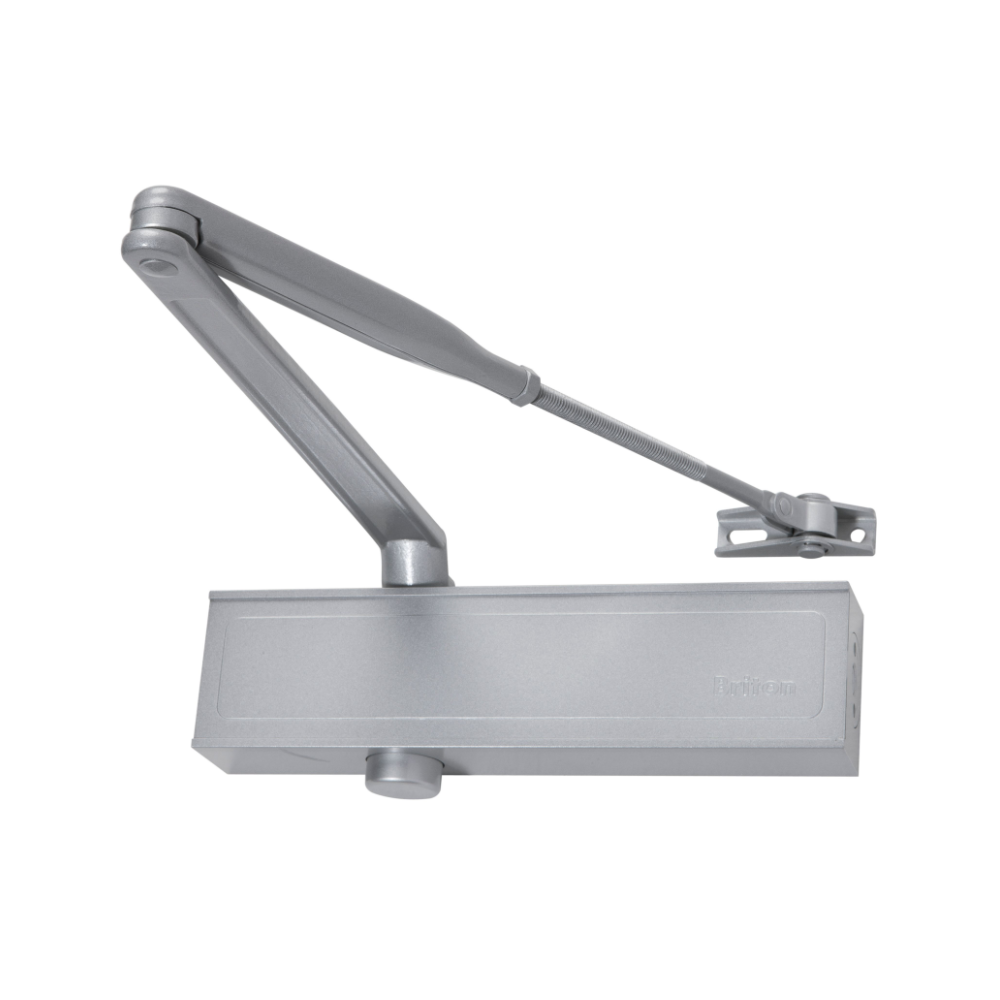 Briton BNT-1120B-SE - 1120 Series surface mounted door closer 2-4 strength Silver