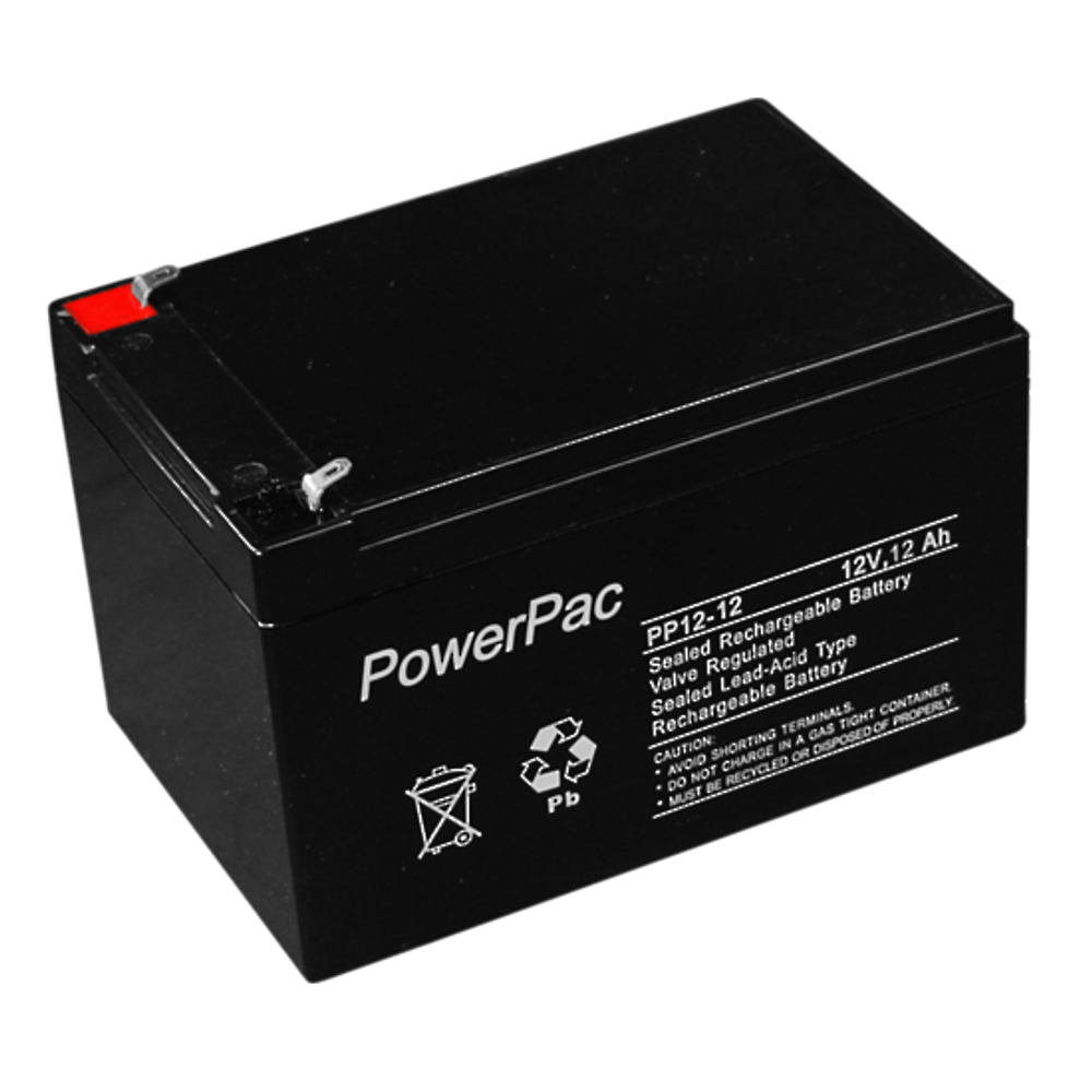 Powerpac S.L.A Battery 12V 12A - dimensions L150 x W100 x H100mm