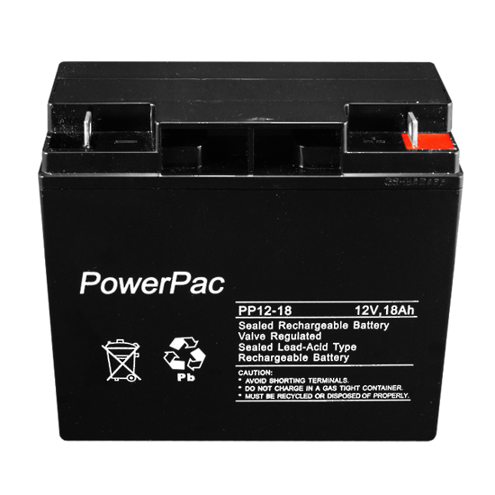Powerpac_sealed_lead_acid_battery_12V_18A_dimensions_L180_x_W77_x_H165mm