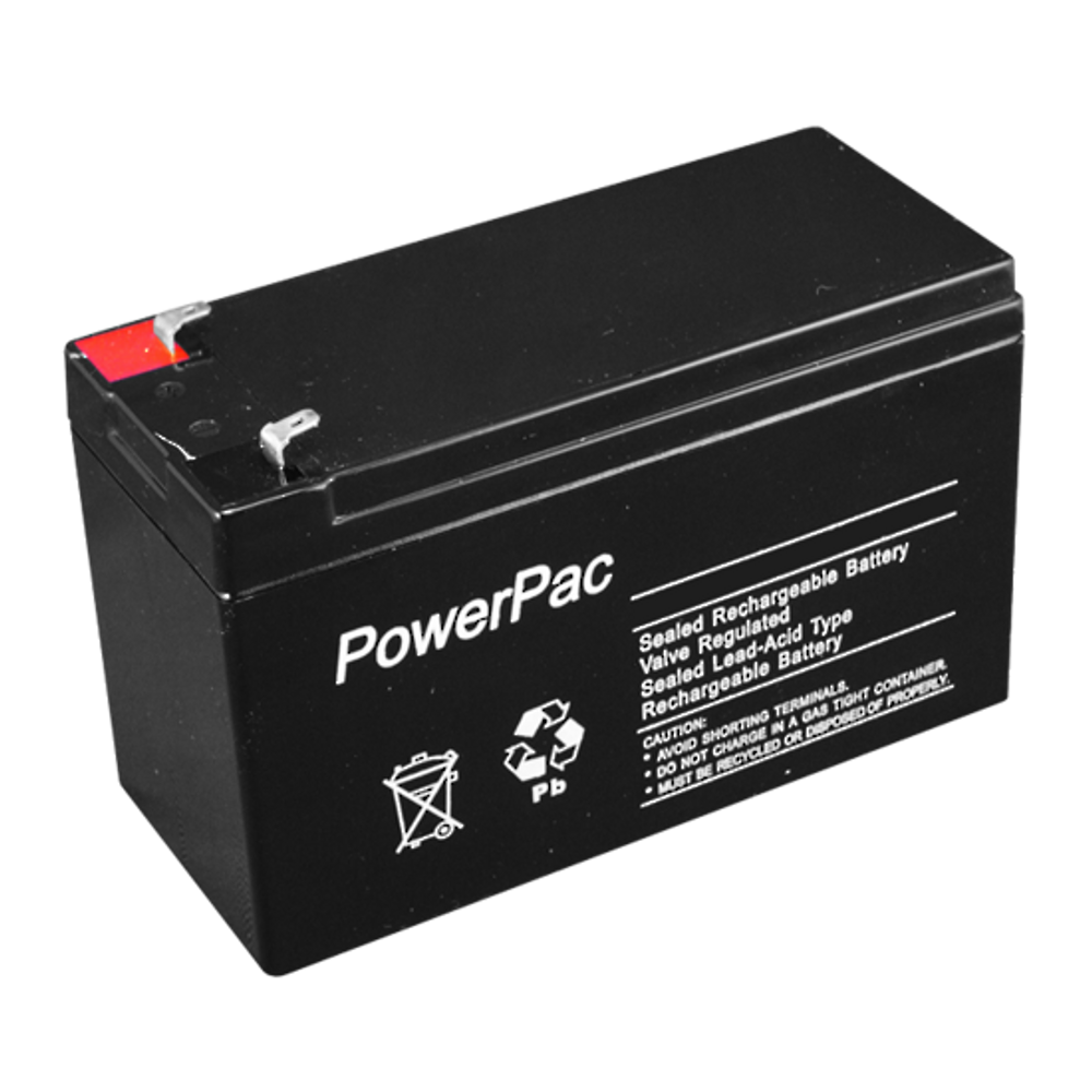 Powerpac S.L.A battery 12V 9A - dimensions L150 x W65 x H95mm (6mm blade terminals)