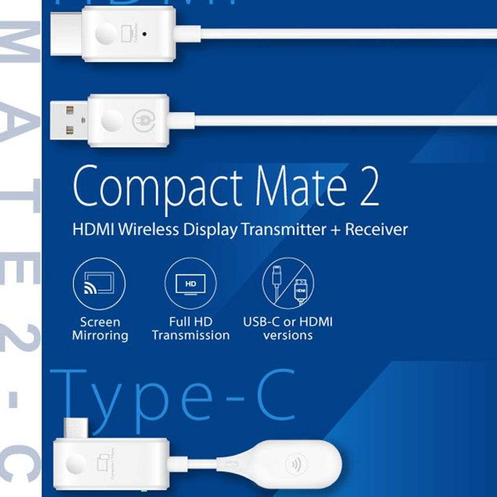 Wireless HDMI Transmitter and Receiver HDMI Extender Kit Plug & Play HDMI Dongle Adapter Support 2.4/5GHz