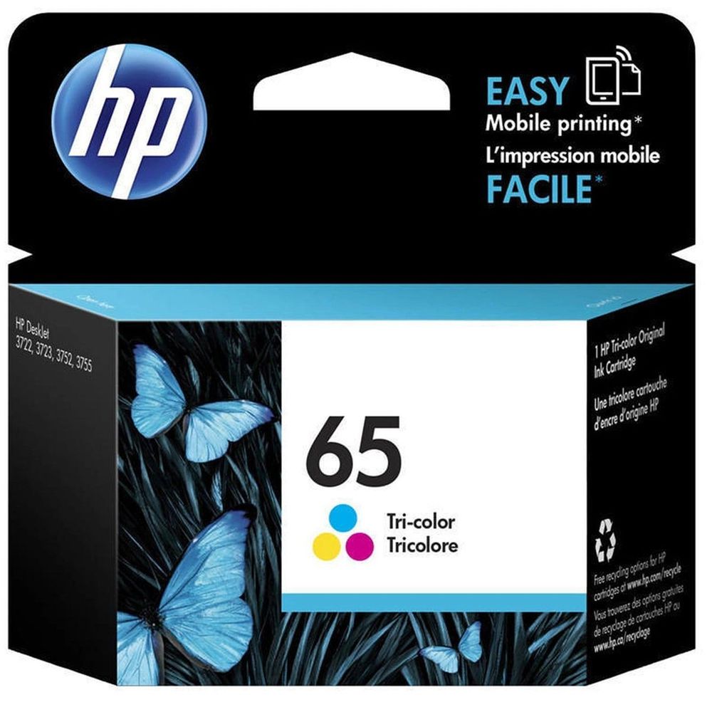 HP 65 Tri-Colour Ink Cartridge