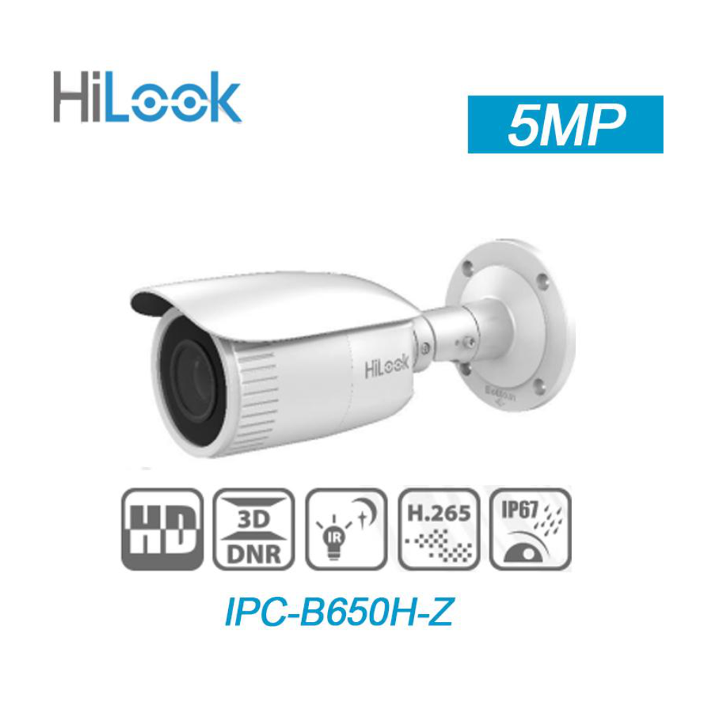 HiLook Outdoor camera surveillance kit - 2x PoE 5MP Motorised Bullet Cameras 1x 4ch PoE NVR 1x 2TB HDD - HiLook-IP-NVR-PoE-kit4