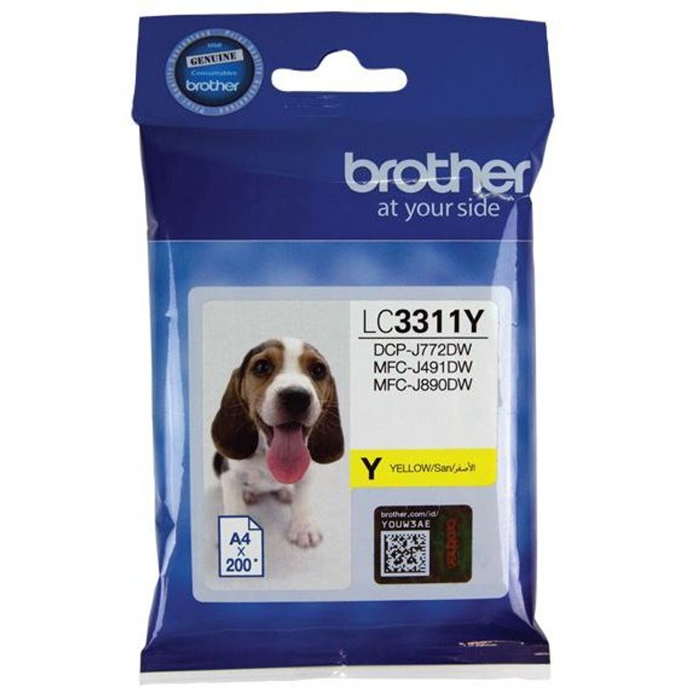 Brother LC3311 Ink Cartridges Yellow