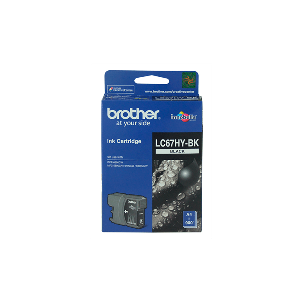 Brother LC67HYBK Black High Yield Ink Cartridge