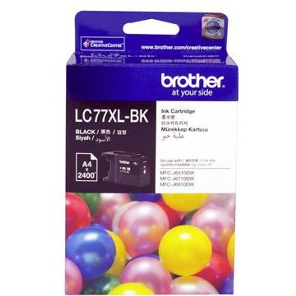 Brother LC77XL High Yield Ink Cartridges Black