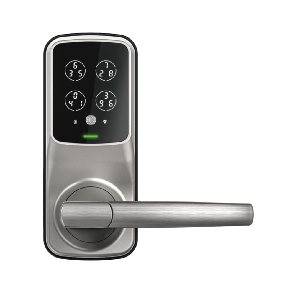 Lockly PGD628F SN - Lockly Secure Plus Latch Lock, Fingerprint, BT, Passcode Patent SN - Tech Supply Shed
