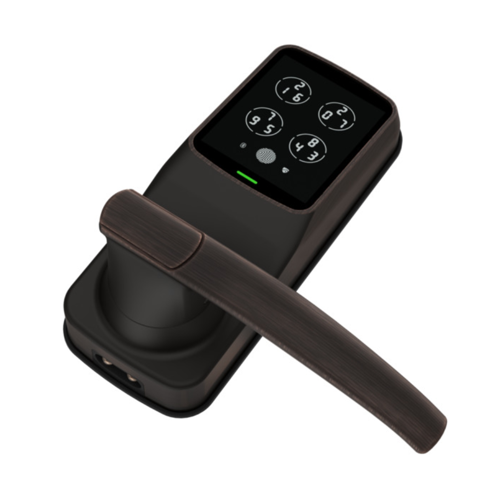 Lockly PGD628F VB - Lockly Secure Plus Latch Lock, Fingerprint, BT, Passcode Patent VB