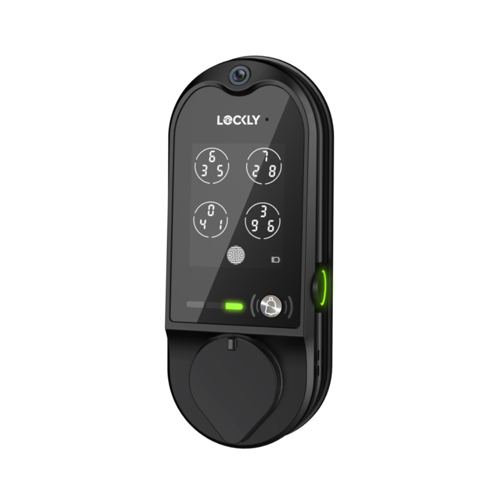 Lockly PGD798 MB - Vision Smart Deadbolt Lock + Video Doorbell - Matt Black - Tech Supply Shed