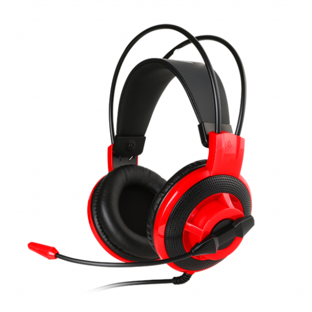 MSI - DS501 Gaming Headset - Stereo - Mini-phone (3.5mm) - Wired - 32 Ohm