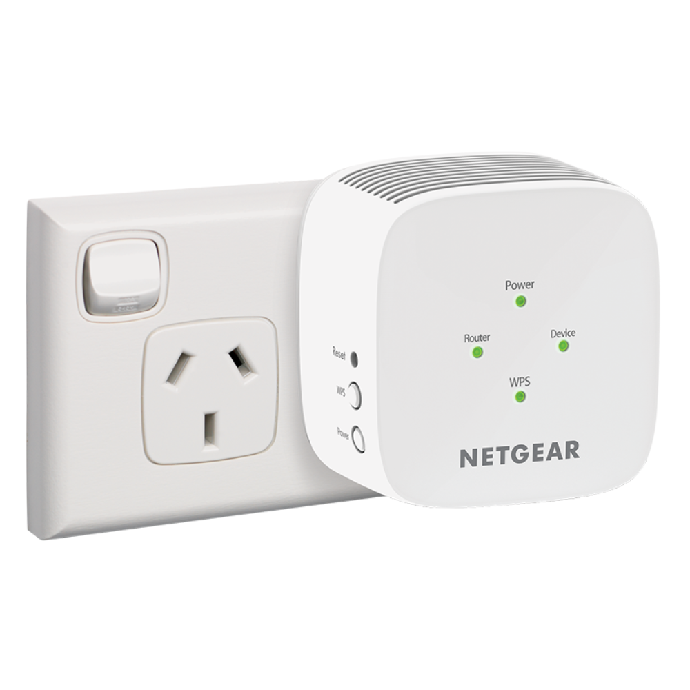 NETGEAR EX3110-100AUS - AC750 WiFi Range Extender - Wall Plug