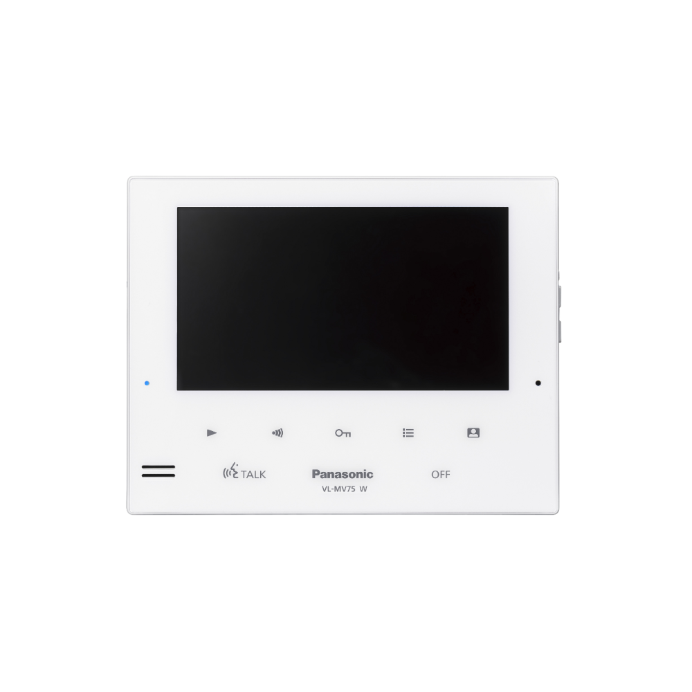 Panasonic VL-MV75AZ-W Intercom 7" Video White Extension Monitor - Tech Supply Shed
