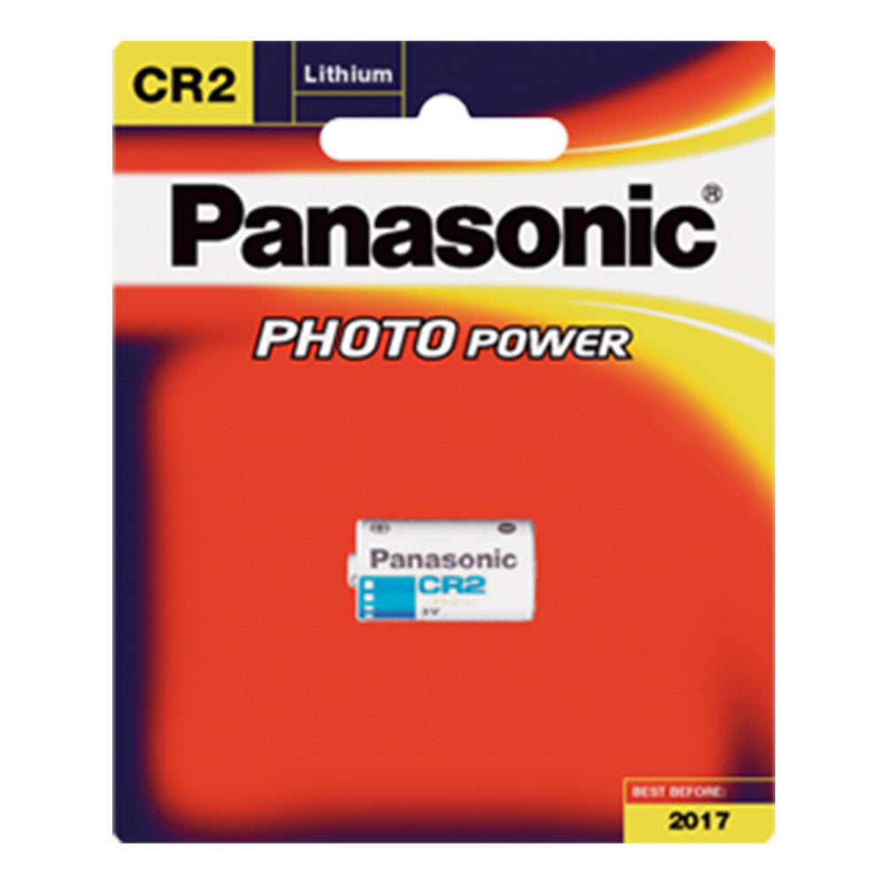 Panasonic CR-2W Camera Lithium 3V Battery 1 Battery per Card