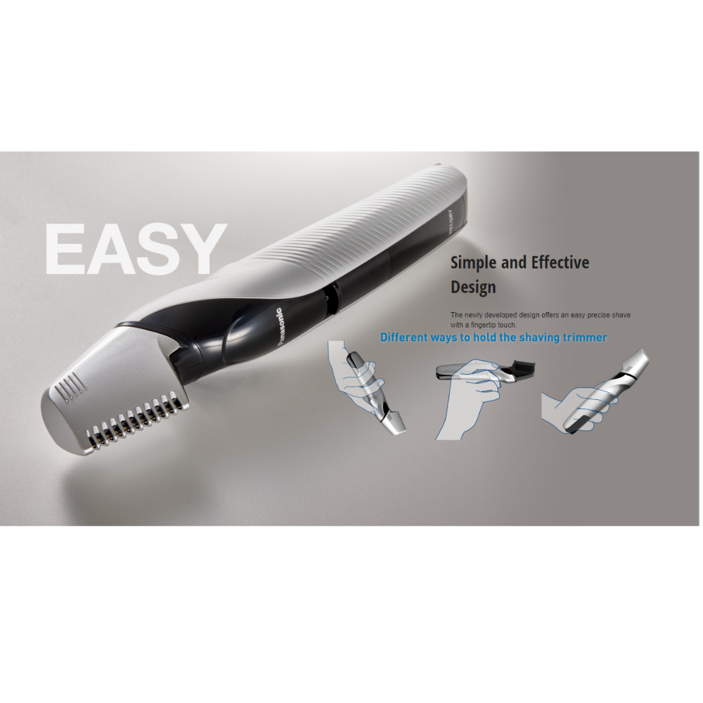 Panasonic ER-GK60-S541 Wet & Dry RC power Precision Body Hair Trimmer