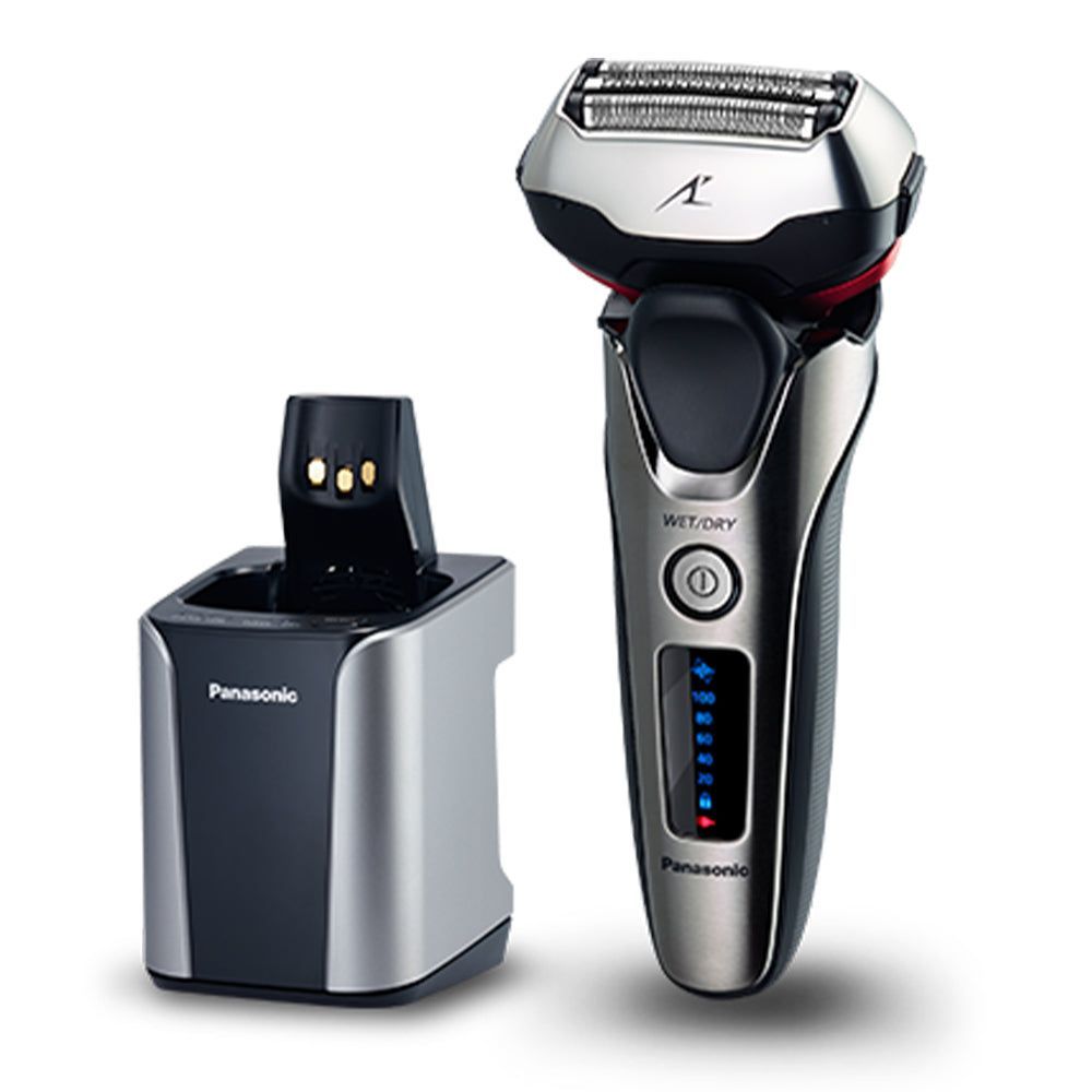 Panasonic ES-LT8N-S841 3 Blade Linear Power Shaver with Cleaning Base