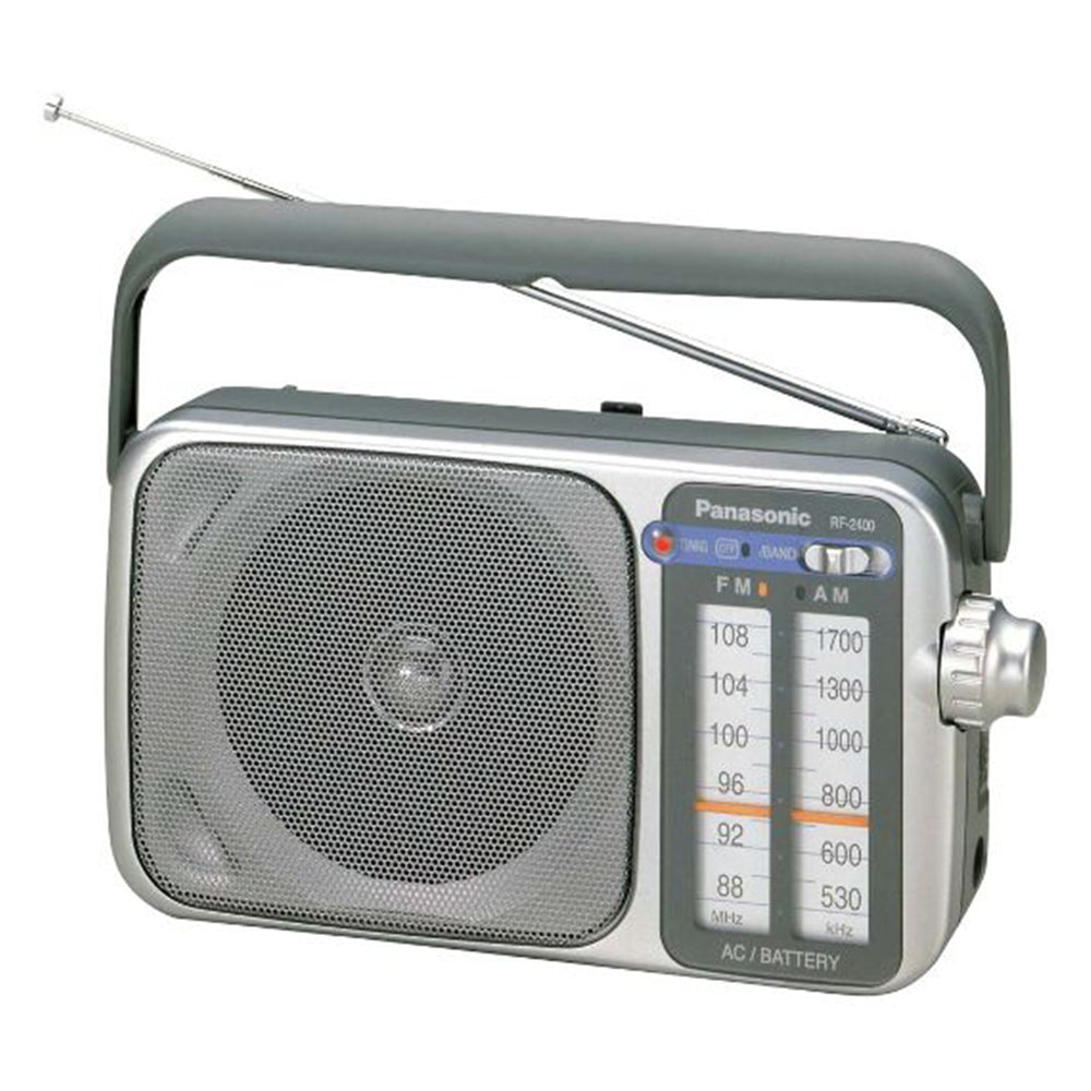 Panasonic RF-2400DGN-S Portable AM/FM Mantle AC/DC Earphone Jack Radio