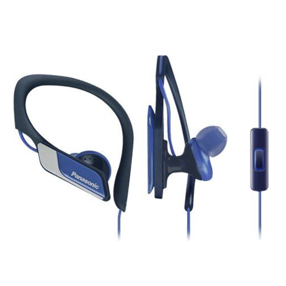 Panasonic RP-HS35ME Ergonomic Water and Sweat Resistant Sports Clip Earphones