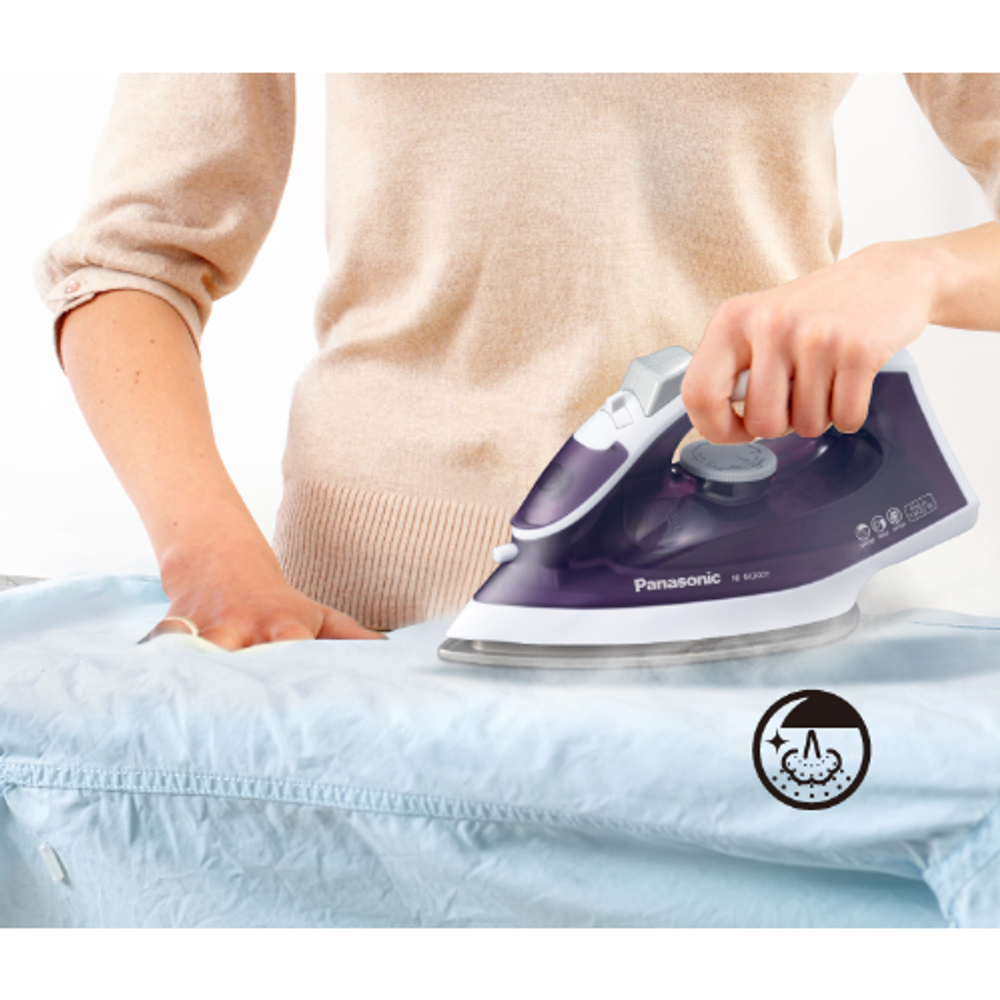 Panasonic NI-M300TVSJ Clothes Iron 1780W Output, U-Shaped Soleplate, Titanium Coating