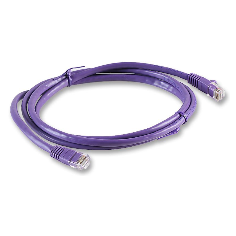 Patch Lead Cat5e - 0.25m - Blue, Purple, Red or Yellow