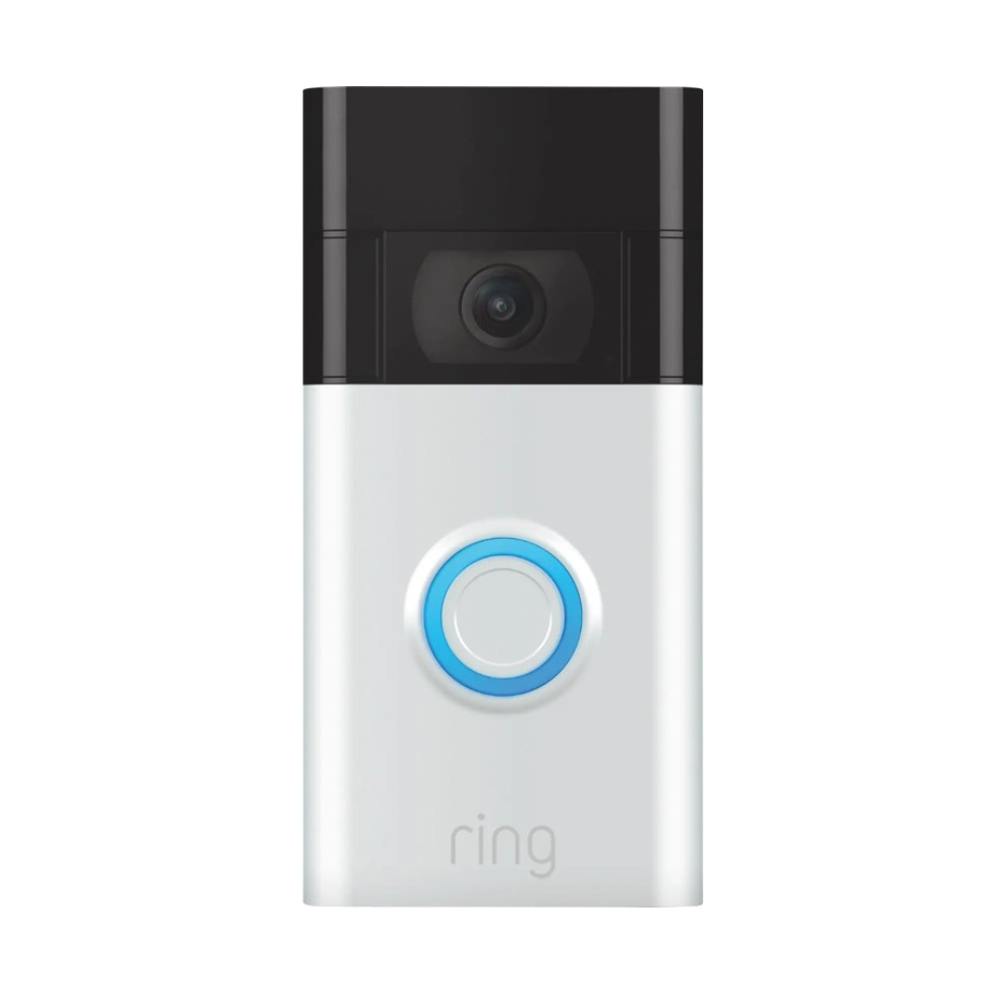 Ring 8VRASZ-SEN0 - Video Doorbell (2020) - Satin Nickel NP - Smartphone App