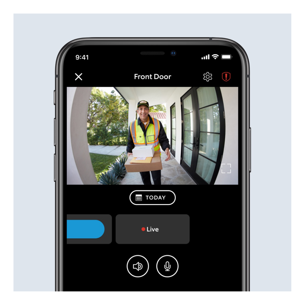 Ring 8VRASZ-SEN0 - Video Doorbell (2020) - Satin Nickel NP - Smartphone App