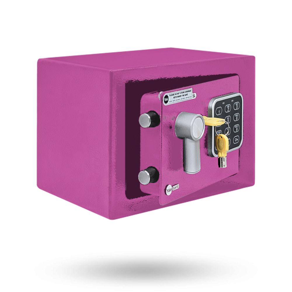 Yale Mini Safe - Pink - SYSV/170/DB1/PK1