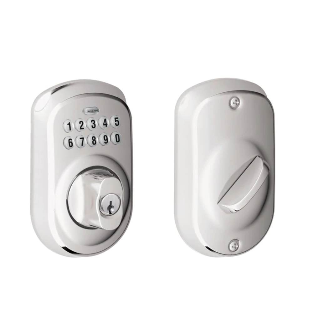 Keypad Scp:cb Schlage BE365 Plymouth SCP Keypad Deadbolt | TECH SUPPLY SHED