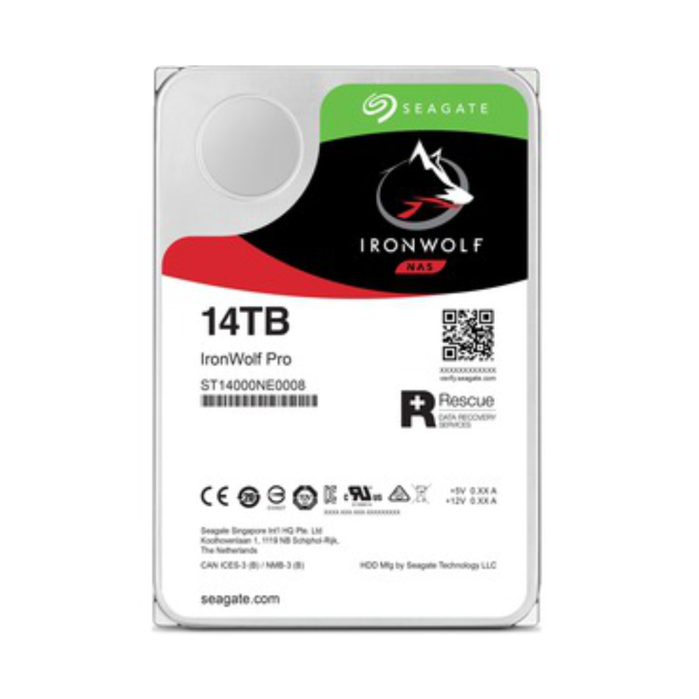 Seagate IronWolf Pro ST14000NE0008 14TB Hard Drive - 3.5" Internal - SATA (SATA/600)