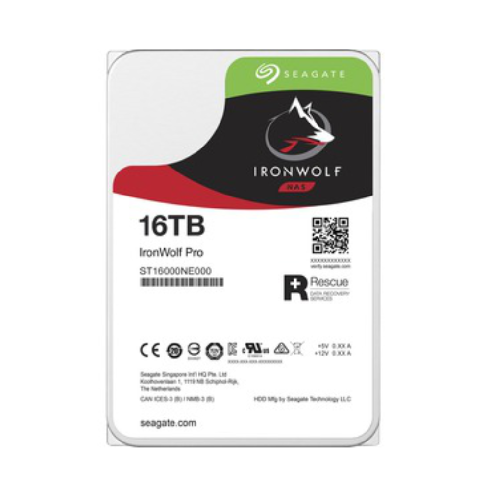 Seagate IronWolf Pro ST16000NE000 16TB Hard Drive - 3.5" Internal - SATA (SATA/600)