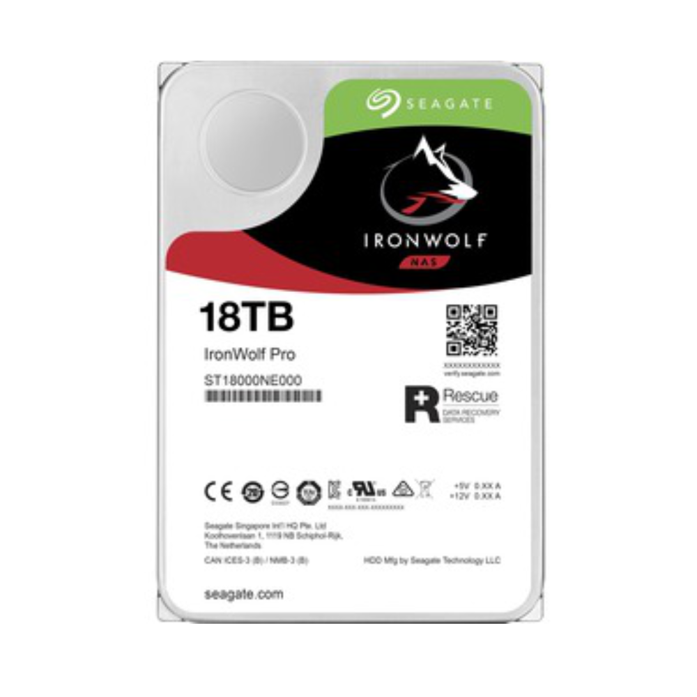 Seagate IronWolf Pro ST18000NE000 18TB Hard Drive - 3.5" Internal - SATA (SATA/600)