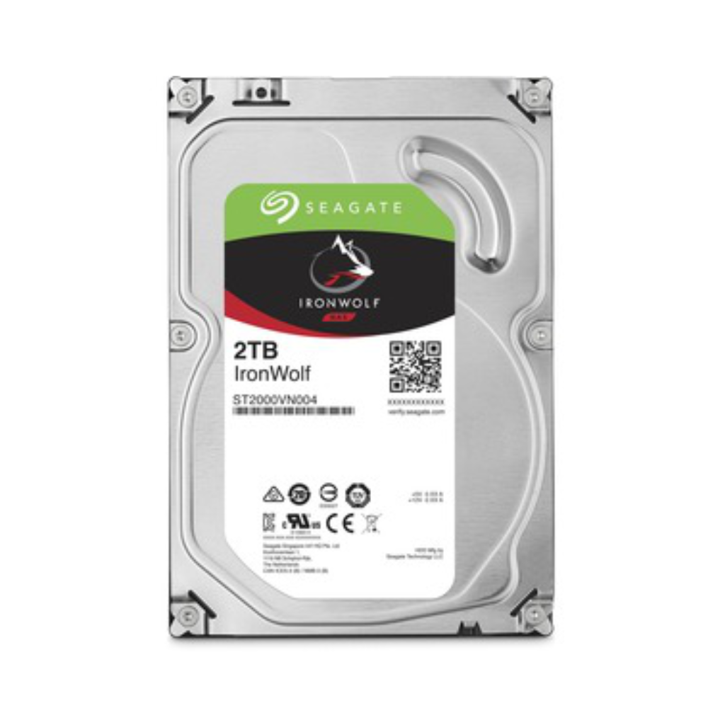 Seagate IronWolf ST2000VN004 2TB Hard Drive - 3.5" Internal - SATA (SATA/600)