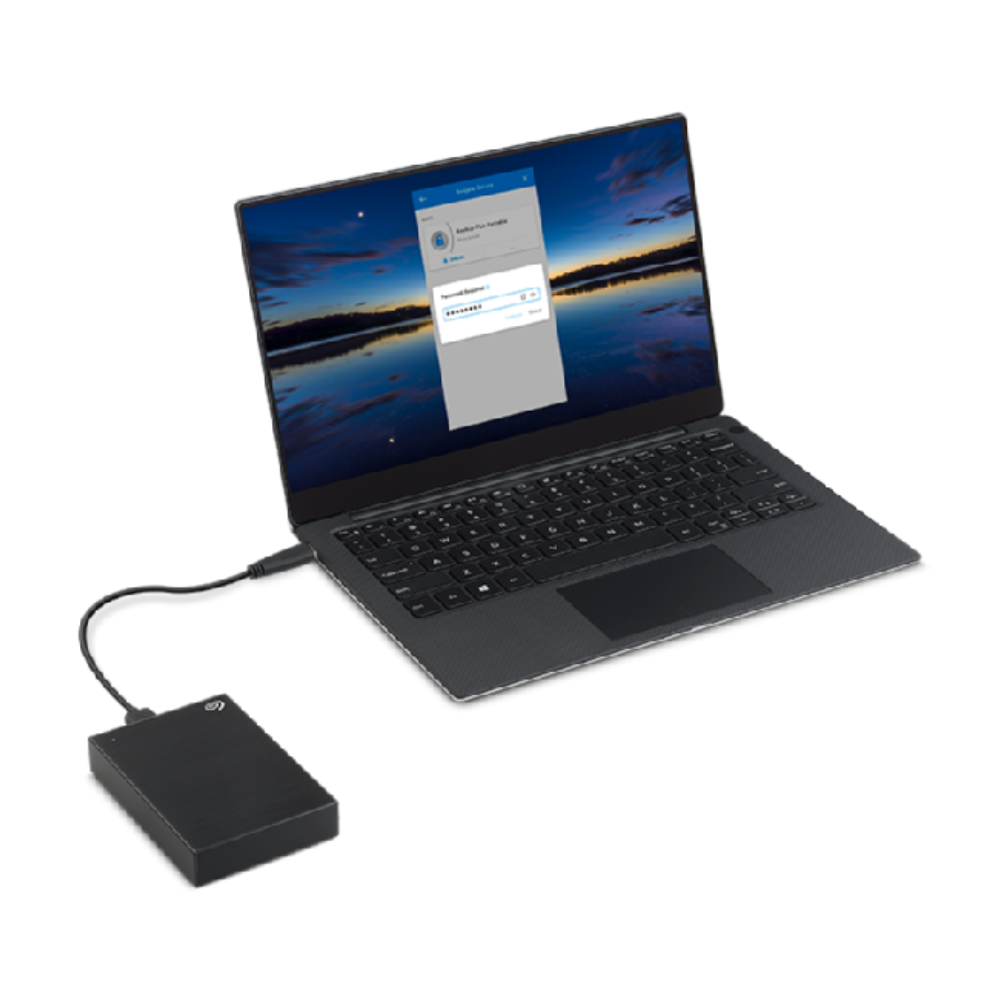 Seagate One Touch STKY2000400 - 2TB Portable Hard Drive - 2.5" External - Black - USB 3.0