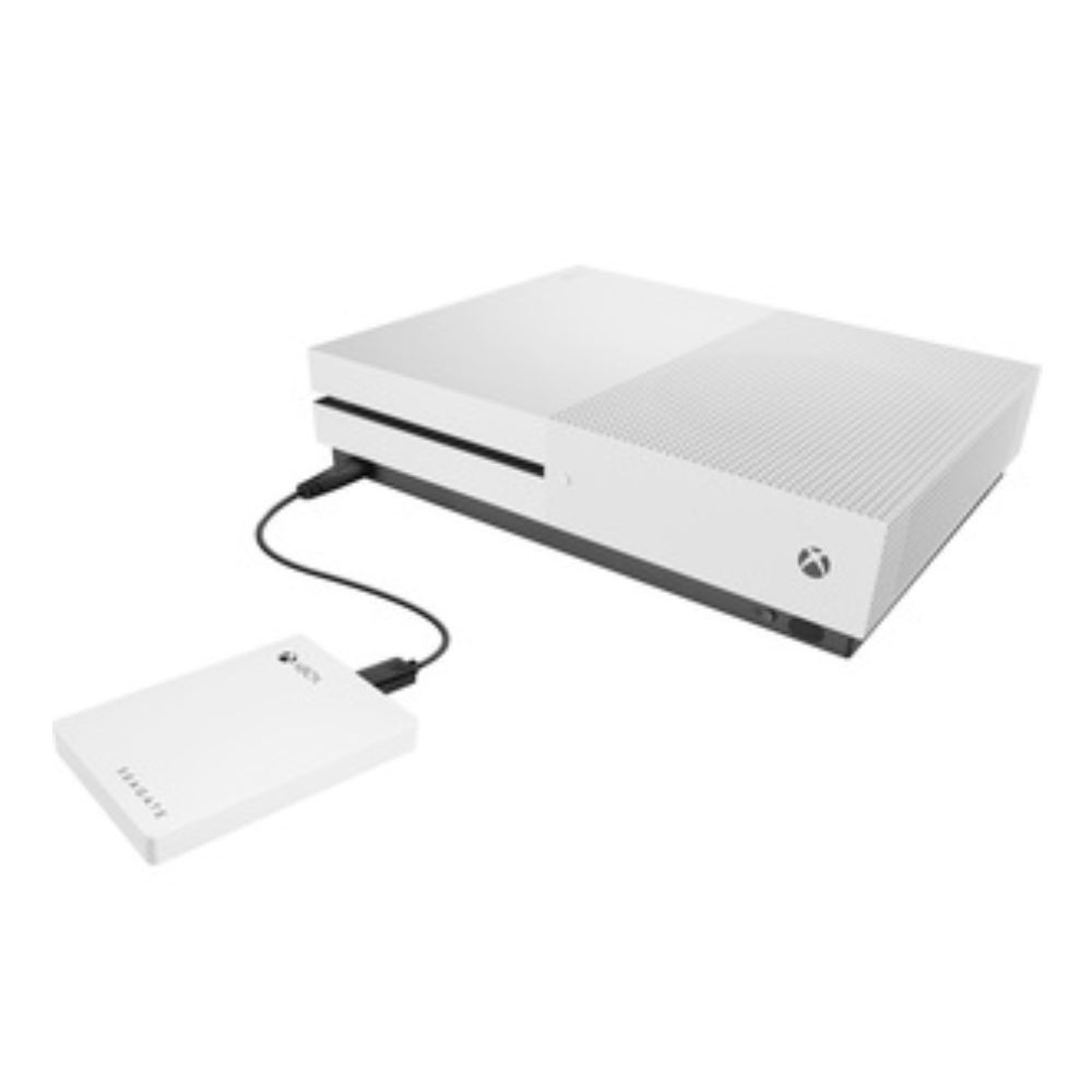 Seagate STEA4000407 - 4TB Portable Game Hard Drive - Xbox - External - White - USB 3.0